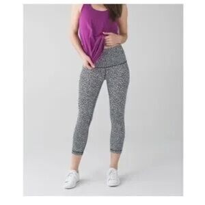 Women's Black and White Leggings